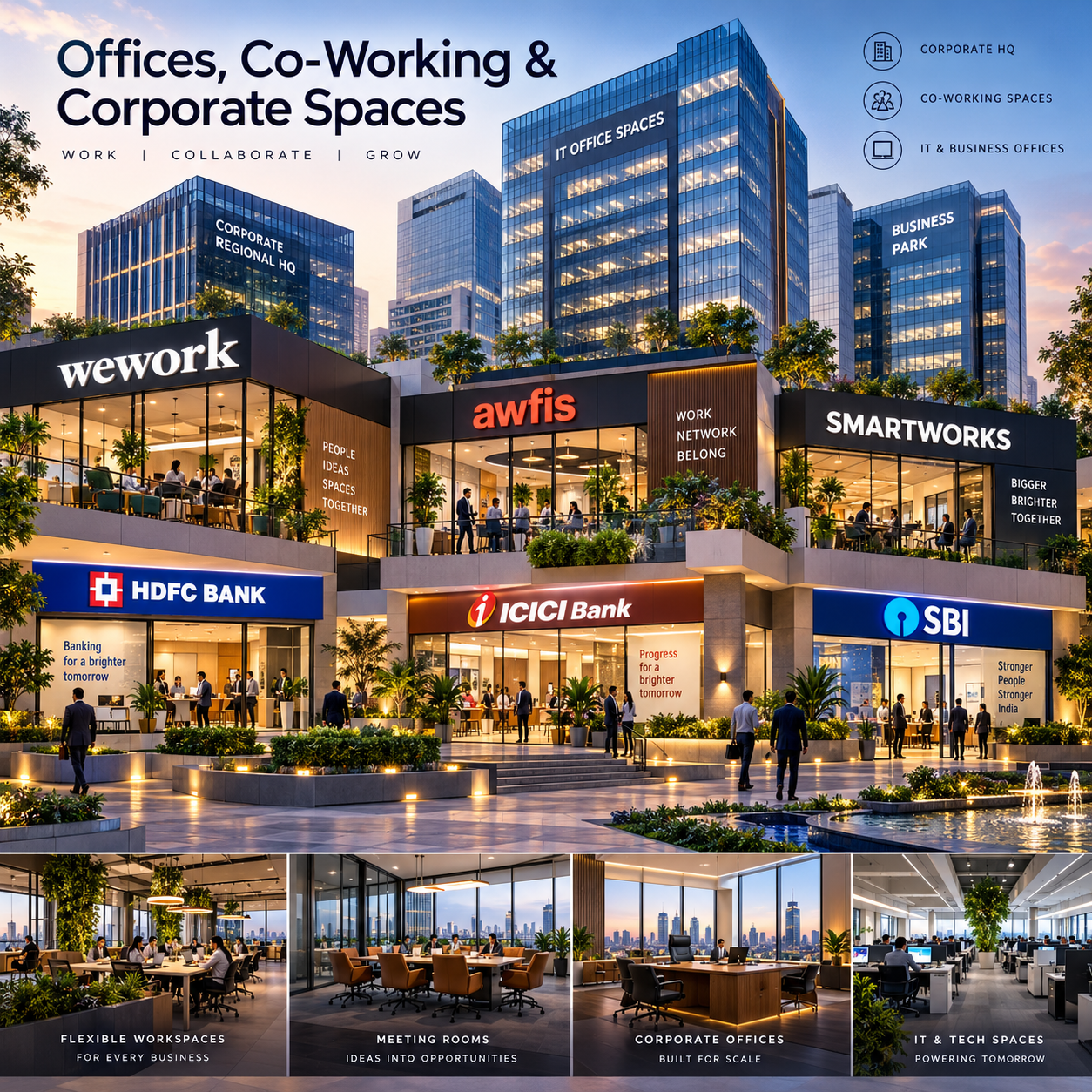 Offices & Co-Working Spaces
